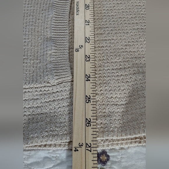 Leo & Nicole Waffle Knit Sweater Bat Wing Sleeve Plus Size 1X - Picture 6 of 8